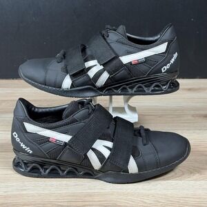 Do-Win Weightlifting Shoes Mens Size 9.5 Black White Athletic Gym Training